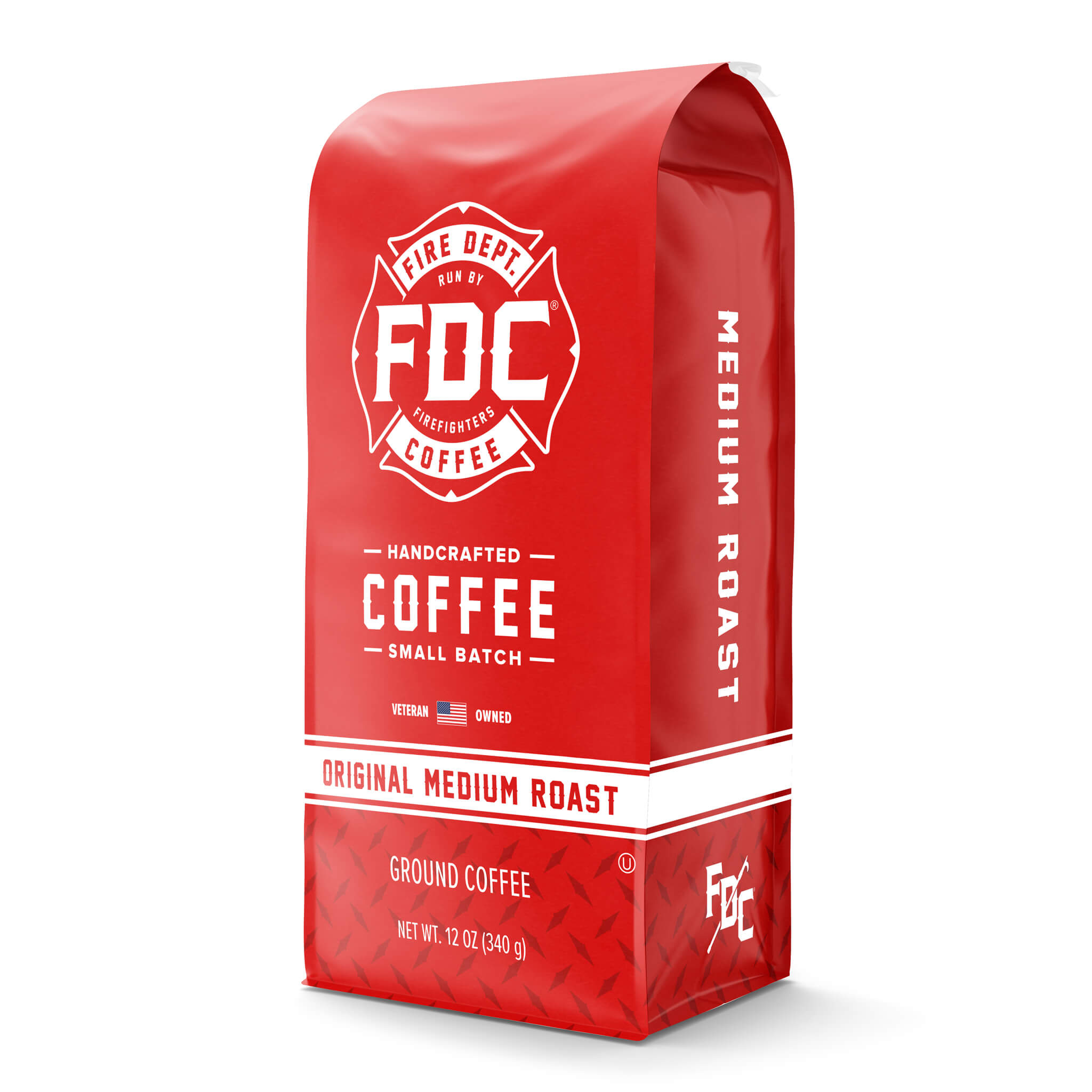 Bag of ground coffee