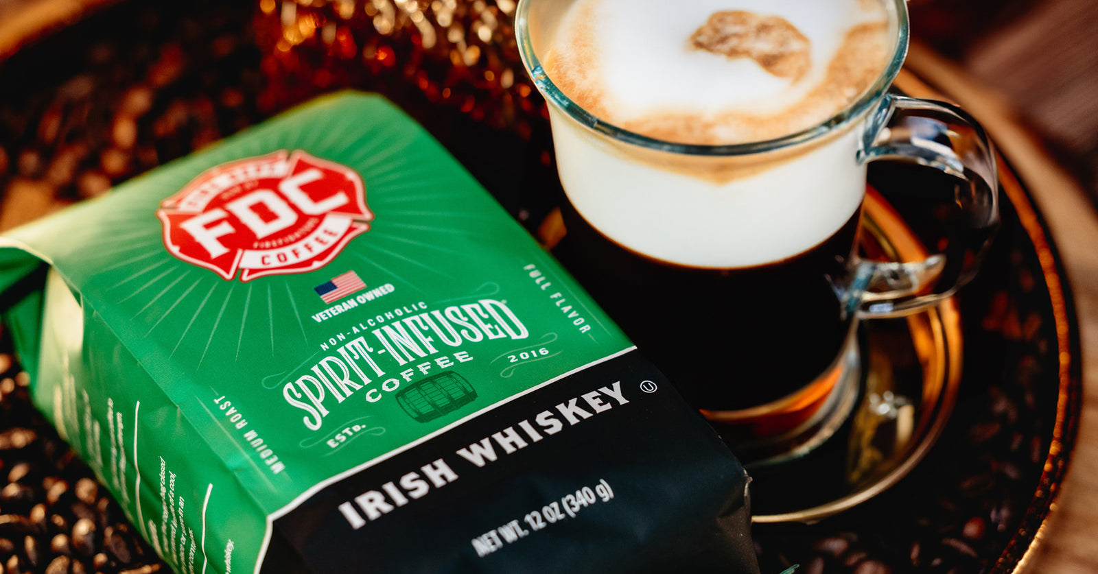 Fire Dept Coffee - Irish Whiskey Infused Coffee
