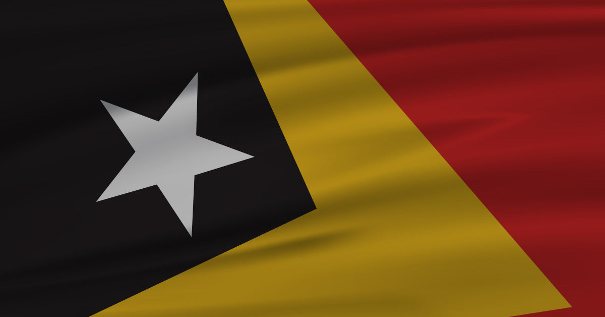 East Timor, Indonesia flag.