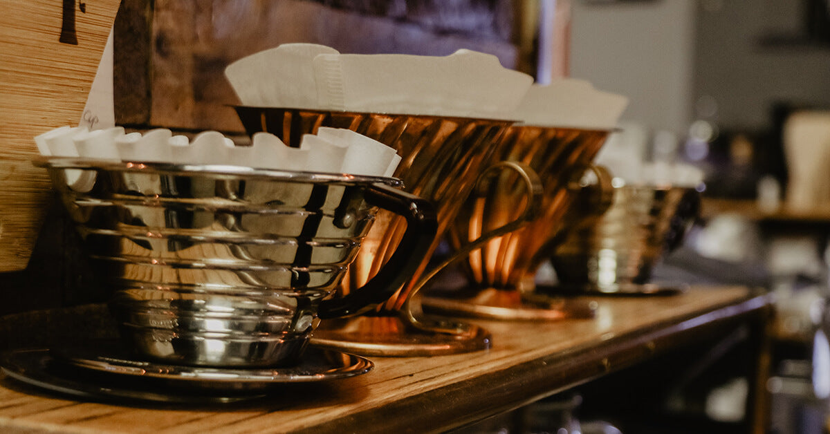 Different manual drippers, some of the best coffee brewing methods