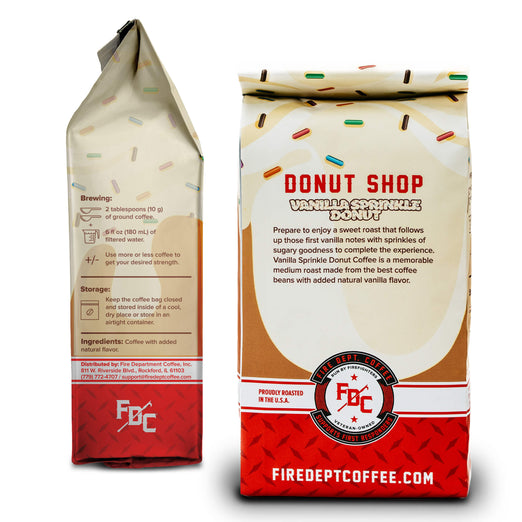 Vanilla Sprinkle Donut Coffee