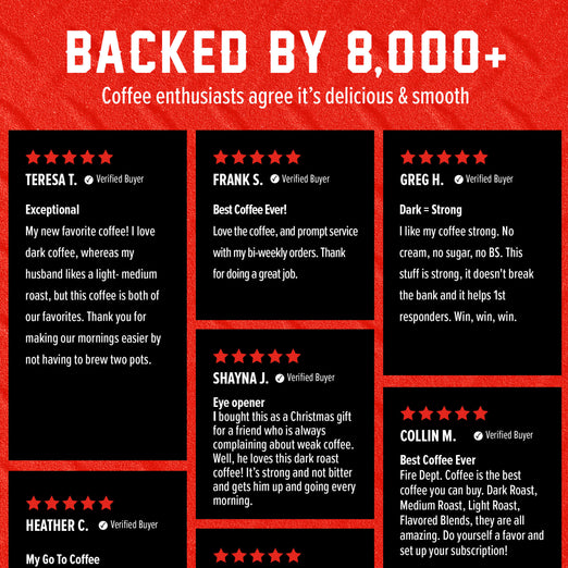 Dunkel gerösteter Kaffee