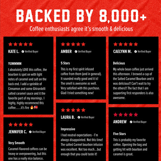 Salted Caramel Bourbon Infused Coffee