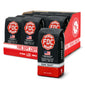 Fire Dept. Coffee bags with red and black design on a white background