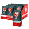 Fire Department Coffee packages in a display box on a white background