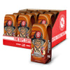 Packaging of Granny's Butterscotch Fire Dept. Coffee with cartoon character on a white background