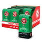 Display of FDC Coffee bags with Irish Whiskey flavor in a red and green packaging.