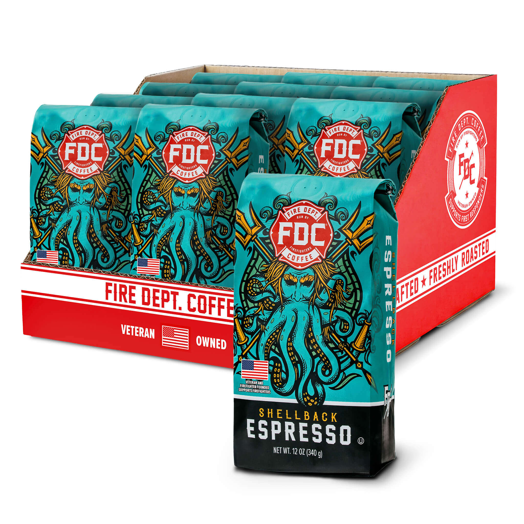 Shellback Espresso - Wholesale Coffee - Fire Department Coffee