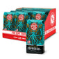 Packaging of Fire Dept. Coffee Shellback Espresso with a red and blue design.