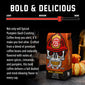 Flavor profile for Spiced Pumpkin Skull Ground Coffee and level of roast.