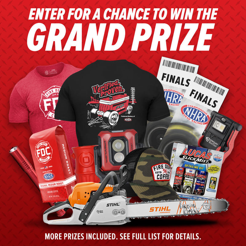 Collection of products that are the Fuel the Drive grand prize