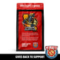 A coffee bag featuring the ’Guardians of the Golden State’ design and the CalFire Benevolent Foundation logo in the bottom right corner.