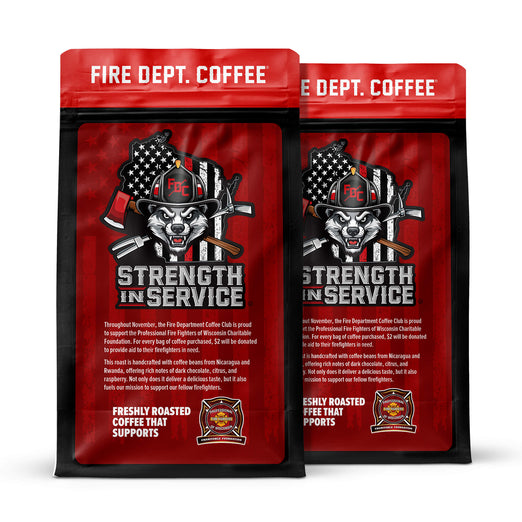 Two pack of Fire Department Coffee November 2025