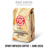 FDC Blueberry Crumble Bourbon coffee bag on a white background
