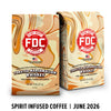 Two boxes of FDC Coffee Toasted Marshmallow Whiskey on a white background