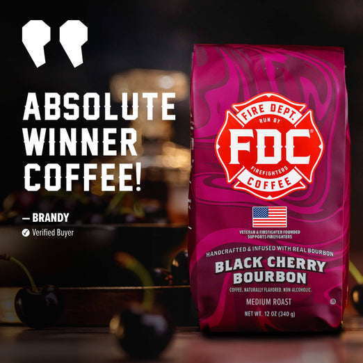 Black Cherry Bourbon Infused Coffee