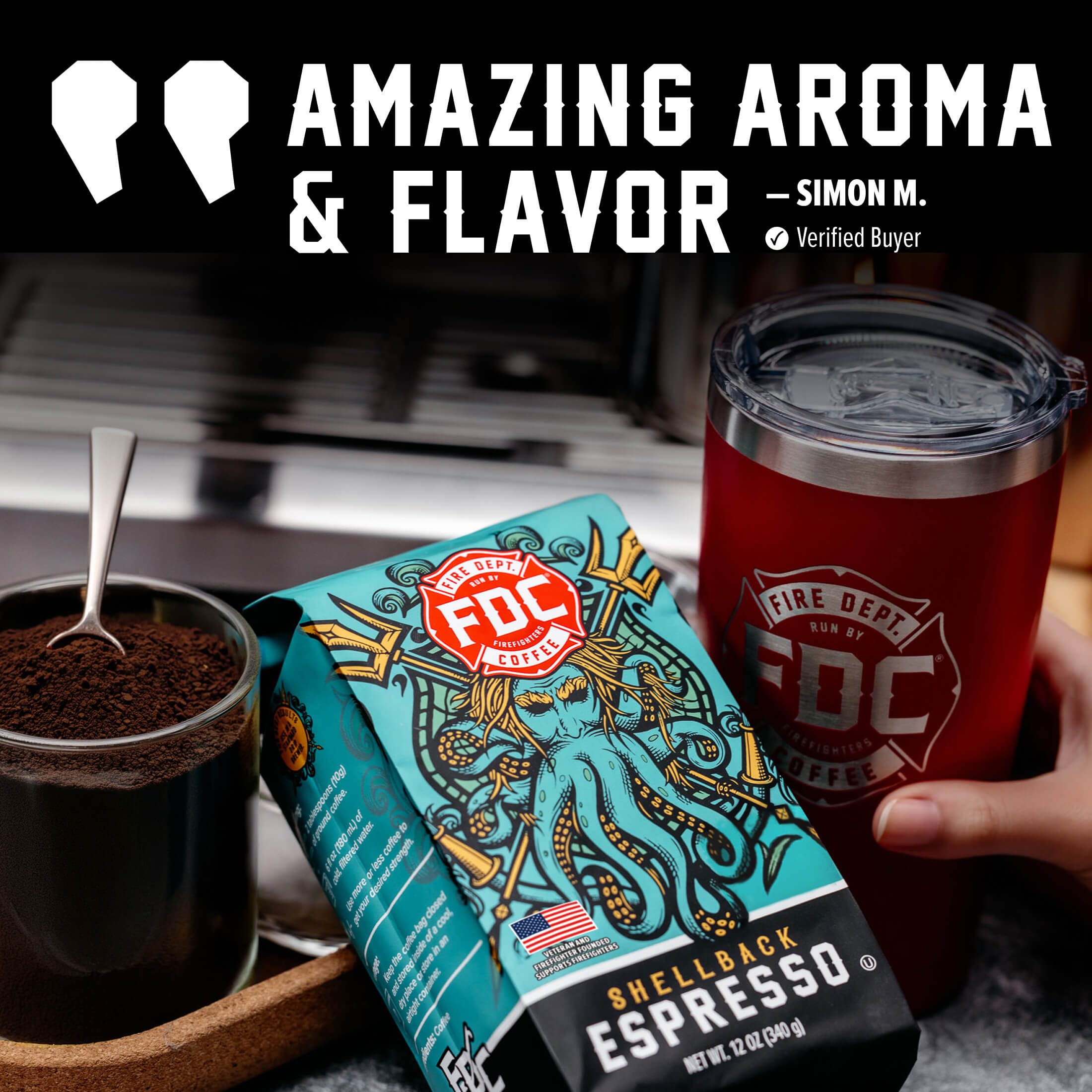 Shellback Espresso - Fire Department Coffee