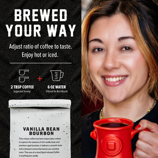 Vanilla Bean Bourbon Infused Coffee