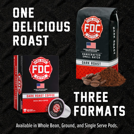 Dunkel gerösteter Kaffee