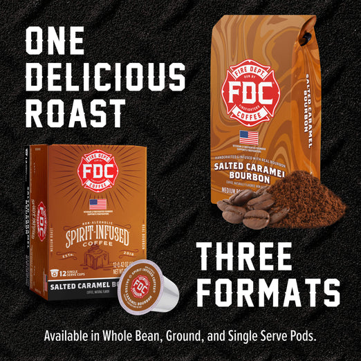 Salted Caramel Bourbon Infused Coffee