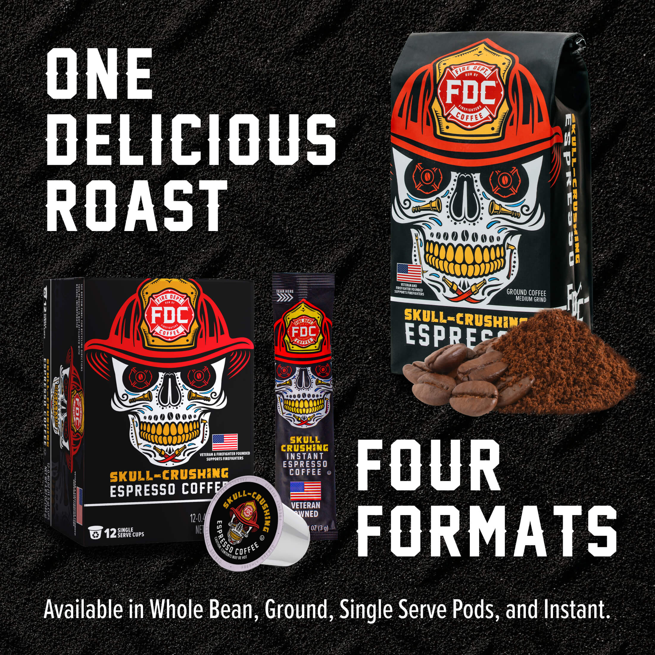 Skull Crushing Espresso - Fire Department Coffee