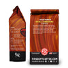 Back of the Spiced Pumpkin Skull Crushing Coffee Bag