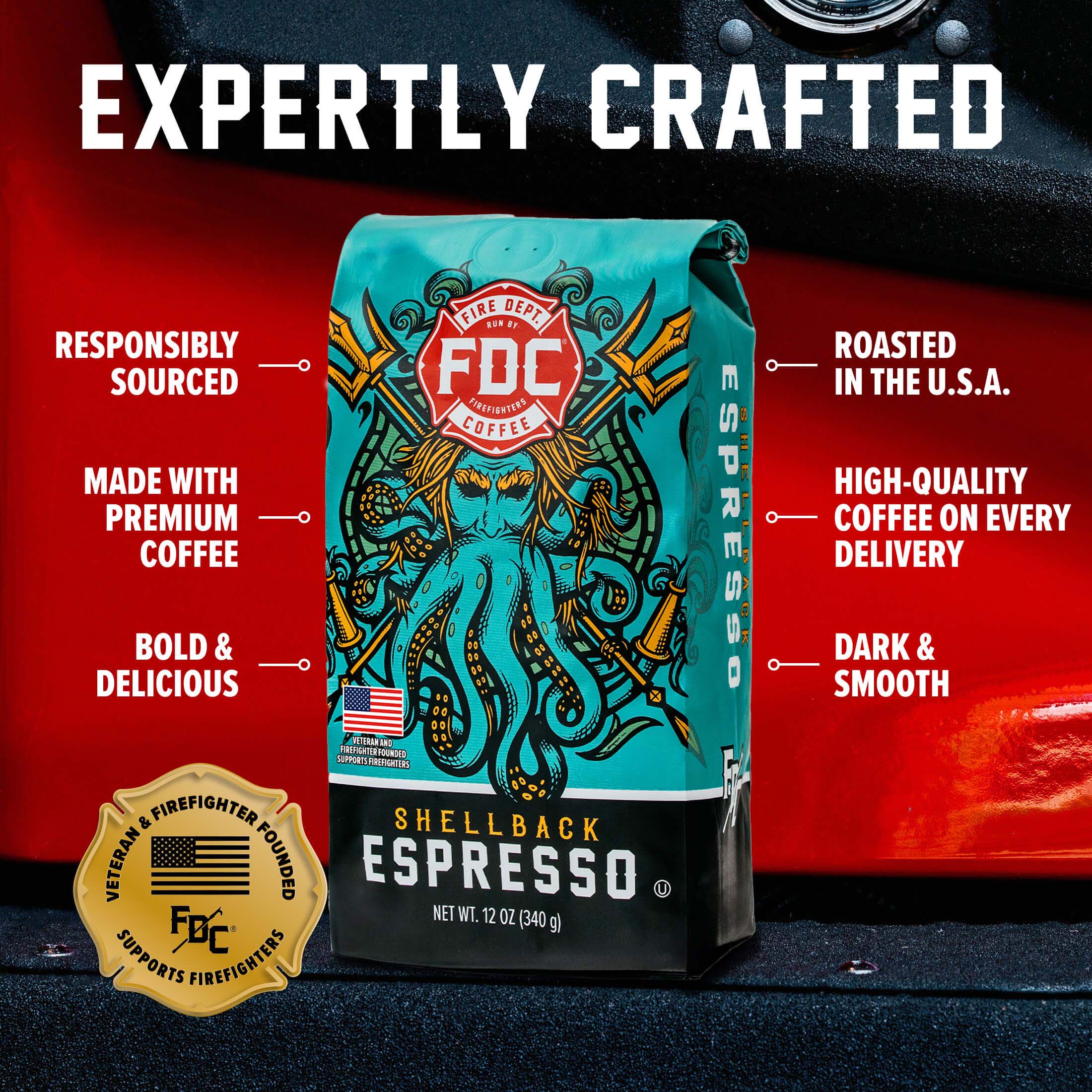 Shellback Espresso - Fire Department Coffee