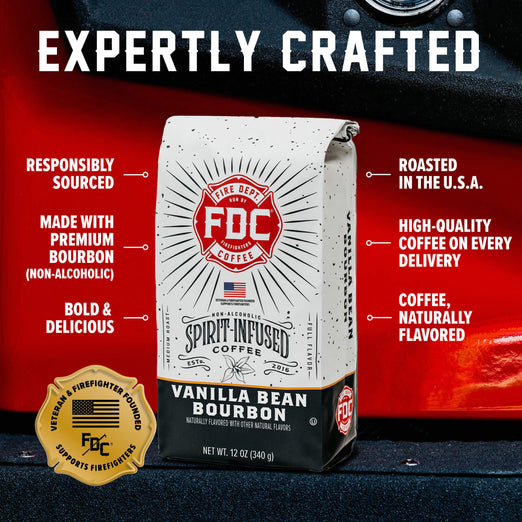Vanilla Bean Bourbon Infused Coffee