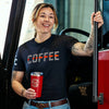 Coffee Thin Red Line Shirt
