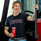 Coffee Thin Red Line Shirt