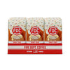 front view of twelve 12 oz bags of Vanilla Sprinkle Donut Shop Coffee in open display box