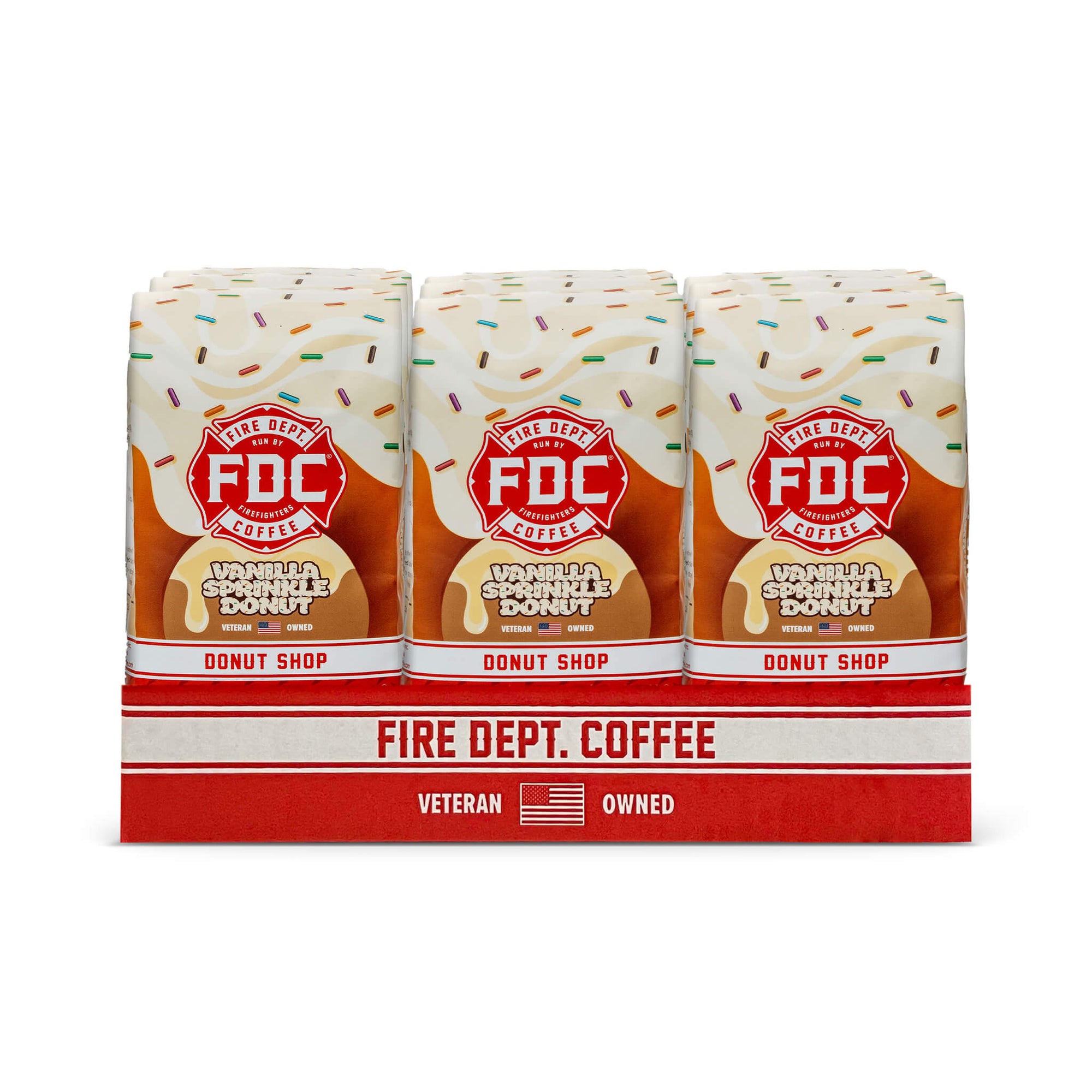 VANILLA SPRINKLE DONUT, WHOLESALE COFFEE