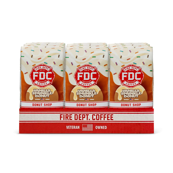 Vanilla Sprinkle Donut Coffee Wholesale Coffee Fire Department Coffee