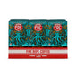Front view of twelve 12 oz bags of Shellback Espresso in open display box