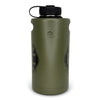 The side of the military green stainless steel Fire Department Coffee Growler to show logo on both sides.