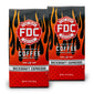 A pair of Fire Dept. Coffee 12 ounce Backdraft Espresso packages.