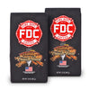 Two 12 oz bags of Cinnamon French Toast Coffee from Fire Department Coffee.
