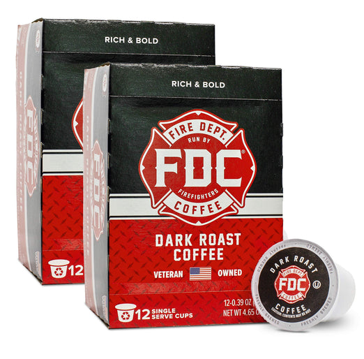 Two 12 count boxes of Dark Roast Coffee Pods
