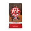 A 12-ounce package of Fire Department Coffee's Donut Shop Coffee on a white background.