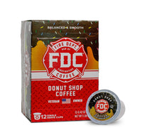 A 12 count box of Donut Shop Coffee Pods