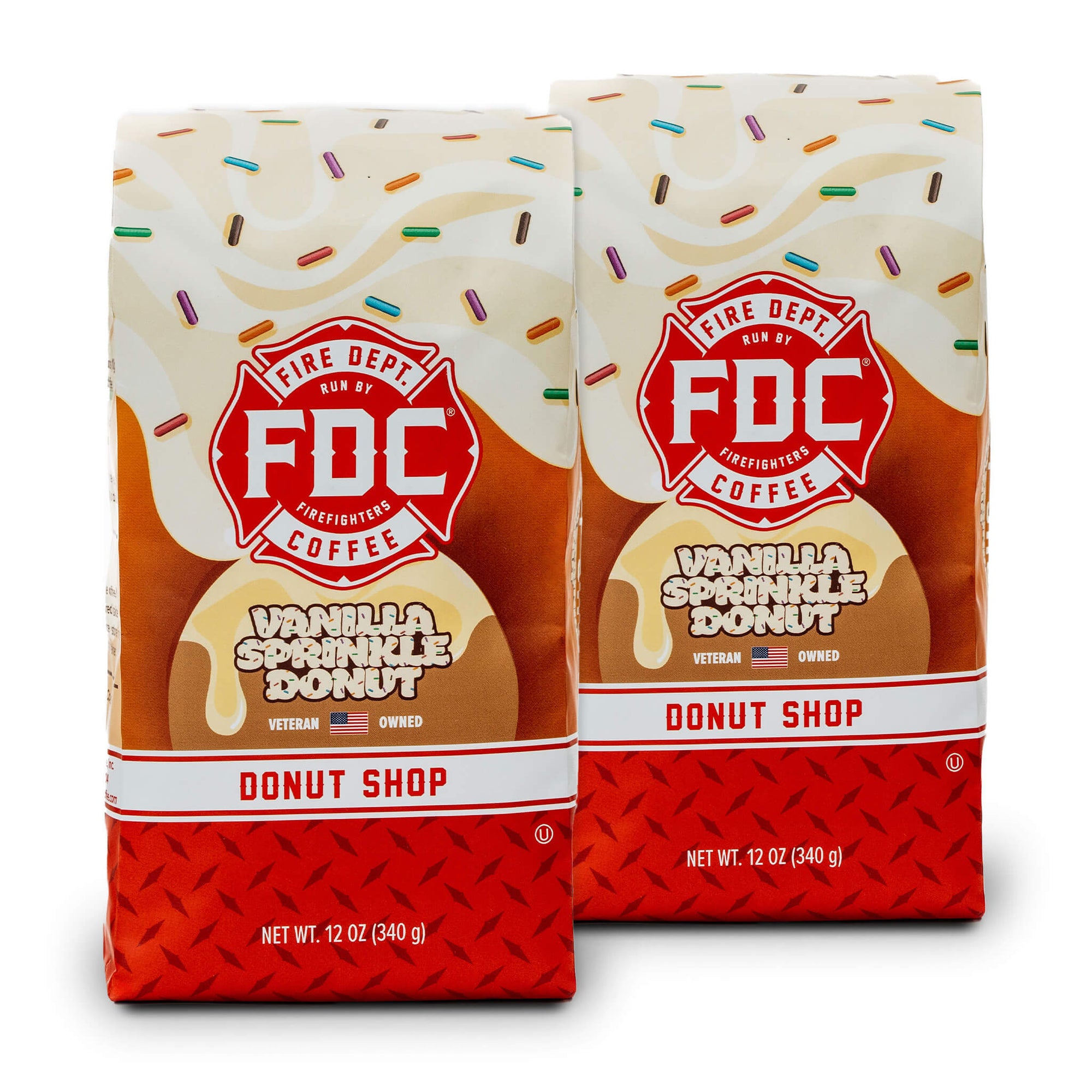 VANILLA SPRINKLE DONUT COFFEE