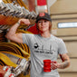 Natalie wearing the EKG Shirts
