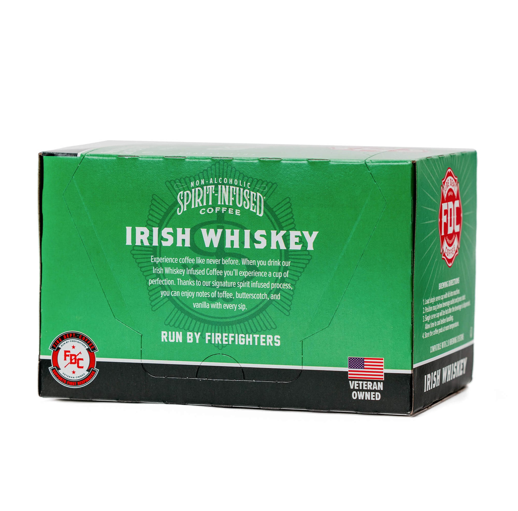 IRISH WHISKEY INFUSED COFFEE PODS, 12 BOXES (144 CUPS)