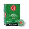 12 count box of Fire Department Coffee’s Irish Whiskey Infused Coffee Pods