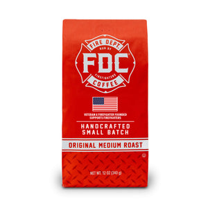 12 oz bag of Fire Department Coffee's Original Medium Roast Coffee
