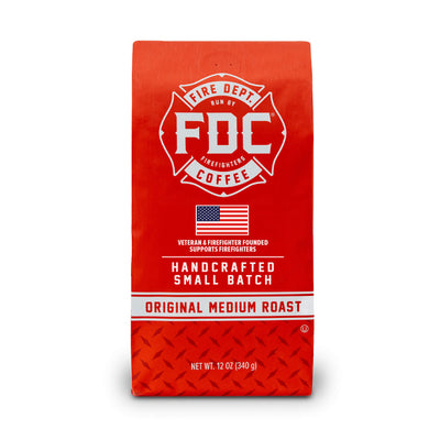 12 oz bag of Fire Department Coffee's Original Medium Roast Coffee