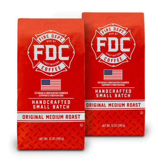24 oz of Fire Department Coffee’s Original Medium Roast Coffee