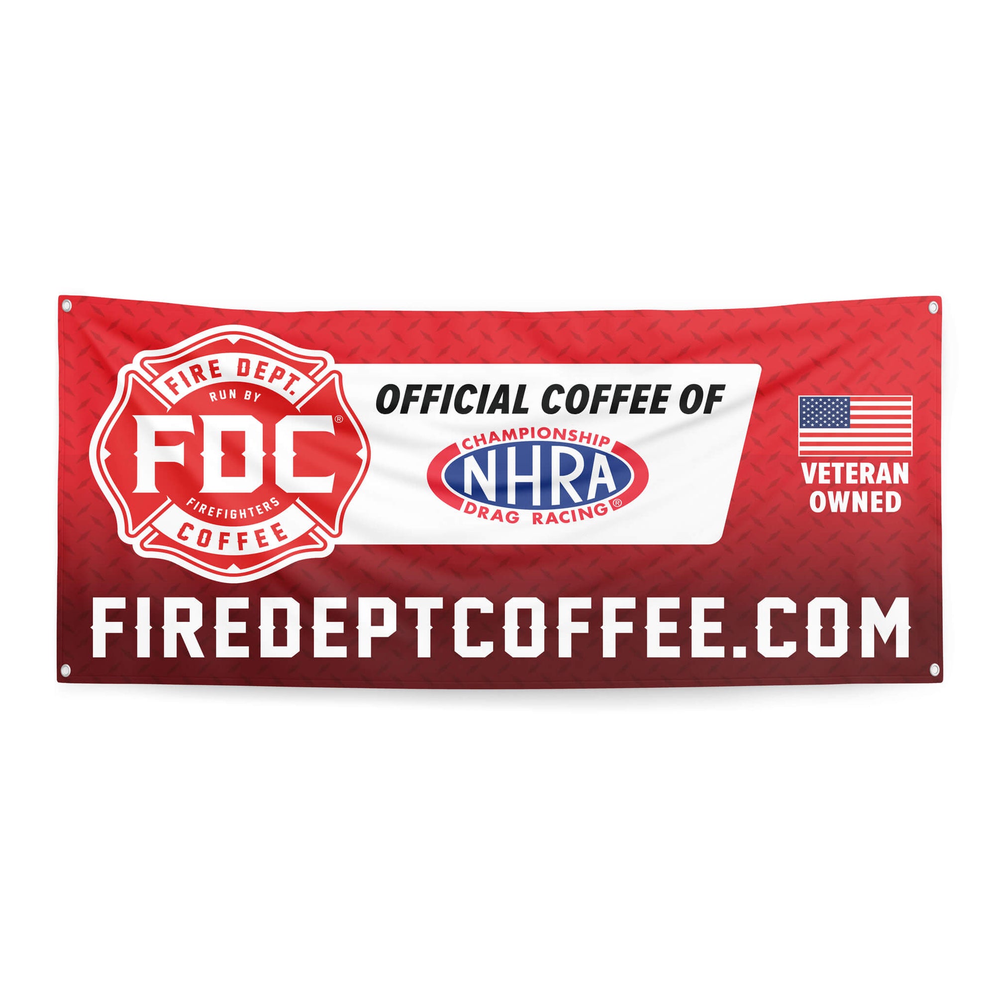 FIRE DEPARTMENT COFFEE NHRA BANNER