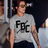 Natalie in the FDC Shirt
