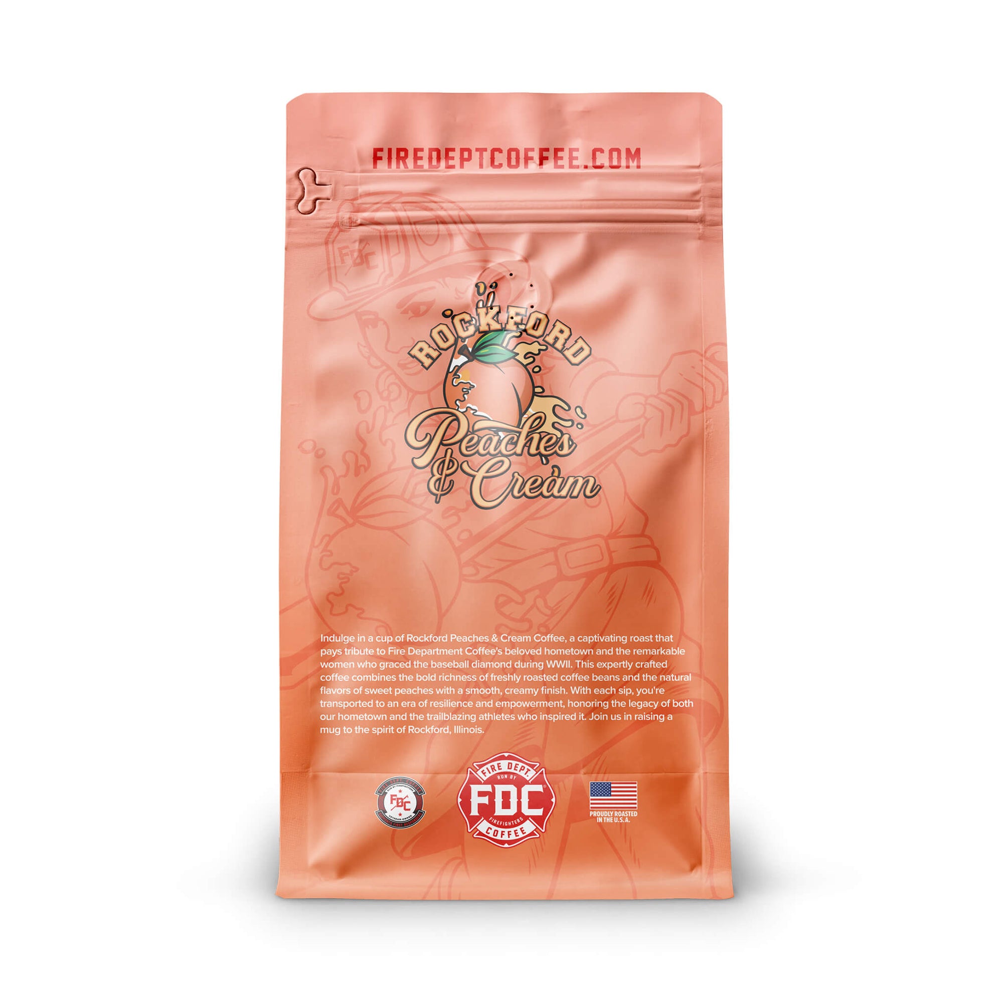 ROCKFORD PEACHES AND CREAM COFFEE